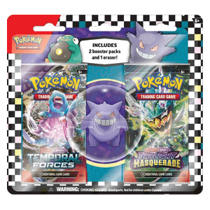 Pokemon Gengar Back to School Eraser Blister DE