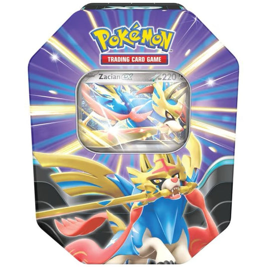 Slashing Legends Tins: Zacian ex Tin-Box Englisch