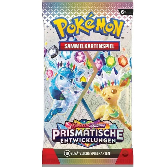 Pokemon Prismatische Entwicklungen Einzelbooster Deutsch